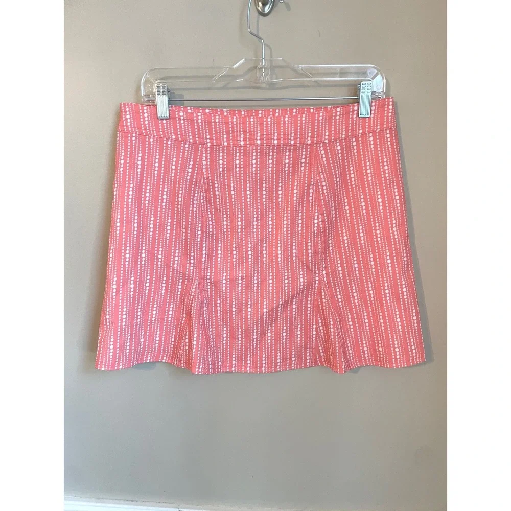 Rip Skirt Hawaii Size M Length 1 Coral White Dot Print Wrap Skirt Swim Cover